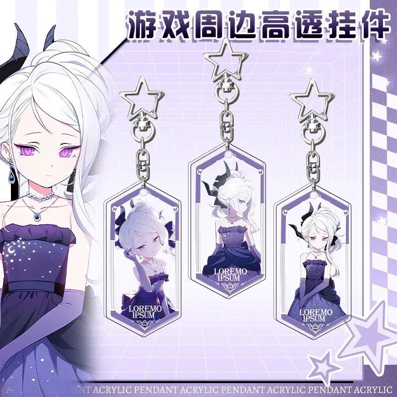 Azure Archive 2Nd Anniversary Merchandise: Kozaki Naya Acrylic Star Keychain, Anime Backpack Decoration Pendant Azure Archive 2Nd Anniversary Merchandise: Kozaki Naya Acrylic Star Keychain, Anime Backpack Decoration Pendant