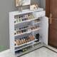 Shoe cabinet ultra-thin 17cm economical household door simple modern multi-function narrow storage cabinet bucket-type shoe rack