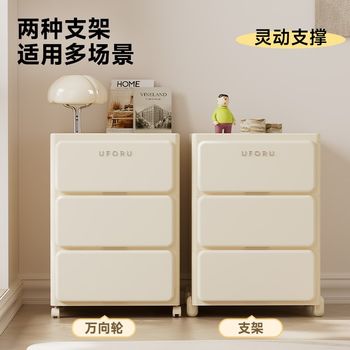 Under-desk storage cabinet office file drawer type w storage cabinet multi-layer plastic mobile learning desk storage