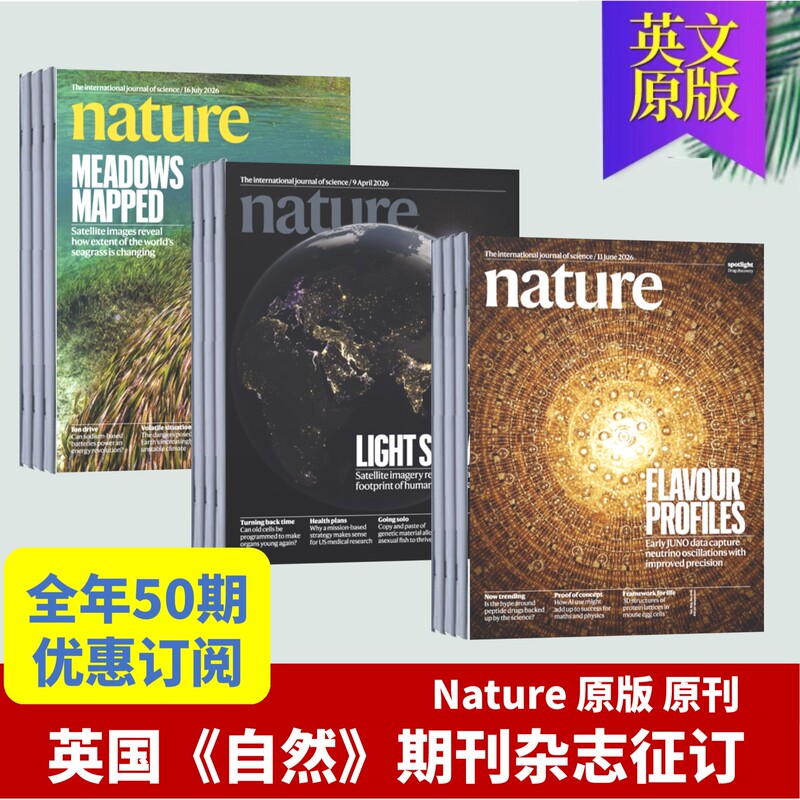 Nature Journal Magazine, British Nature, New and Back Issues of Nature's Main and Subsidiary Journals Available for Subscription, Original Editions, Single Issues and Full-Year Subscriptions Available Nature Journal Magazine, British Nature, New and Back Issues of Nature's Main and Subsidiary Journals Available for Subscription, Original Editions, Single Issues and Full-Year Subscriptions Available