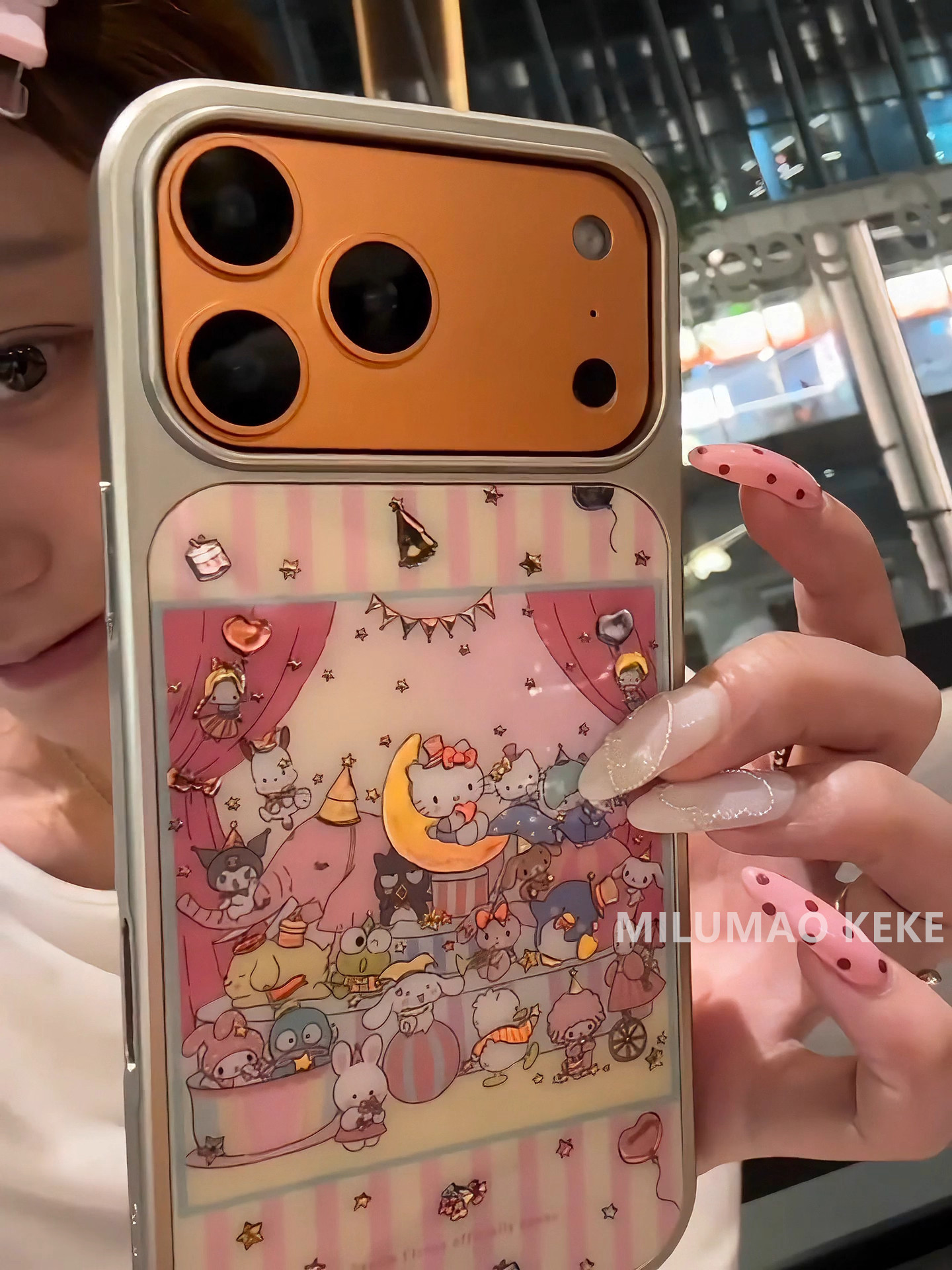 Unique and Super Cute Kitty Cat Birthday Party Phone Case Suitable for Apple 17 Pro Max, iPhone 16 Pro New Model, 15 Cute, 14 Popular, 13 Internet Celebrity Female Model Pro Max Anti-Drop Case