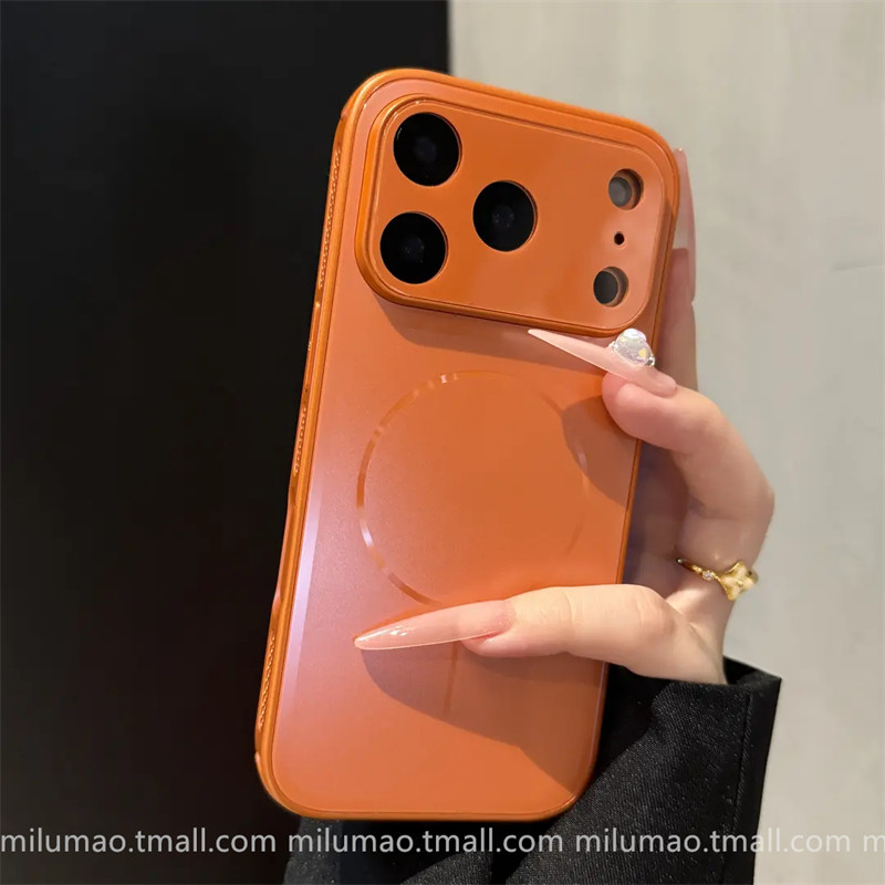ins Seconds to Transform into 17 Corning Glass Lens Film Suitable for Iphone17Pro Apple 15 Phone Case 16Promax New Model 13 Magnetic 14 Unisex 15Pro Couple 16 Anti-Drop Air Case Promax