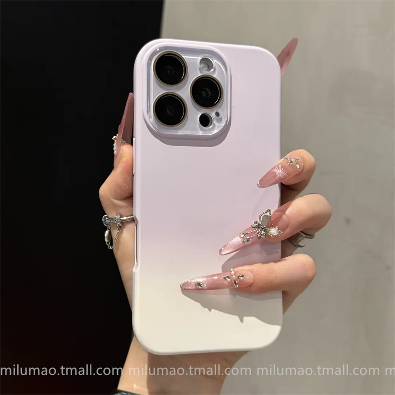 ins Summer Dopamine Liquid Silicone Case for Apple 17 Pro Phone iPhone 15 Pro Max New Gradient 14 Unisex 13 Internet Celebrity 12 Couple Plus Full Coverage 16 Pro Max Shockproof