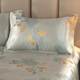 Summer cool ice silk mat three-piece set lace sheets can be water-washed and folded household double air conditioning soft cool mat