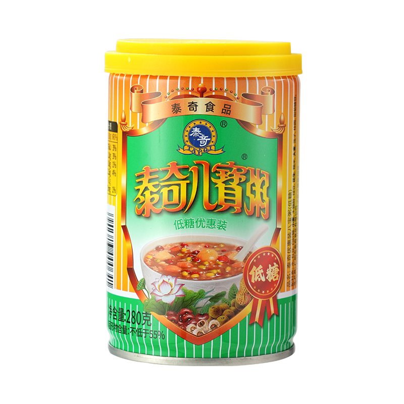 泰奇八寶粥280g低脂速食粥五穀雜糧紅豆粥早餐粥營養速食代餐