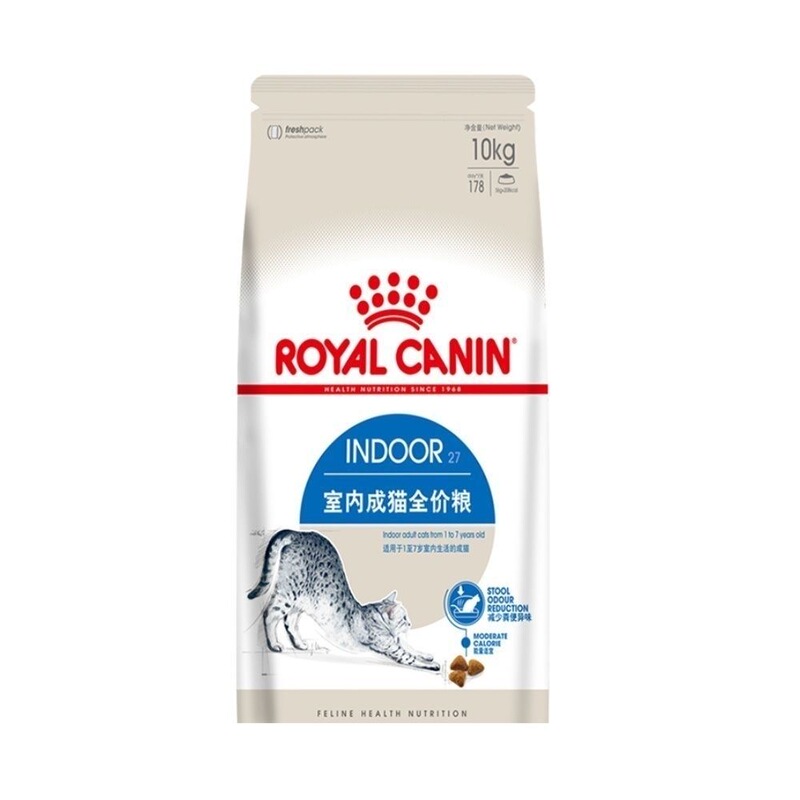 (11.11 Big Sale) Royal I27 Cat Food Indoor Adult Cat Food Suitable for Cats Aged 1-7 Years 10kg