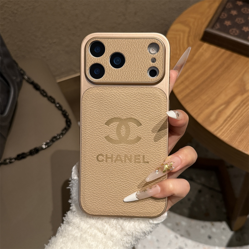 Instantly Transforms into a 17-Inch Large Window, Shockproof, Suitable for Apple 17 Pro Max, Leather Full Coverage, iPhone 16 Chanel-Style 15 Phone Case, 14 Unisex Protective Case, 13 Luxury High-End Couple Shockproof Case with a Sense of Sophistication