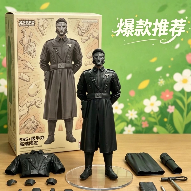 Delta Force Action Figure: Warden Gerhorus Anonymous Figure Model Desktop Ornament Women's Figure Blind Box
