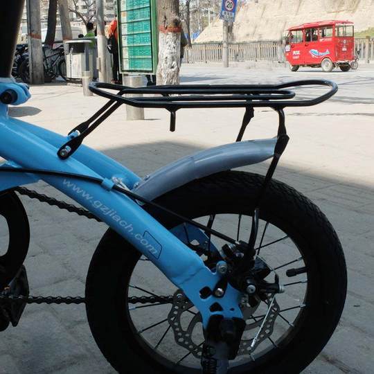 14 pulgadas, estante trasero para freno de disco de bicicleta de 16 pulgadas, estante para equipaje, freno de disco de 20 pulgadas, tipo V