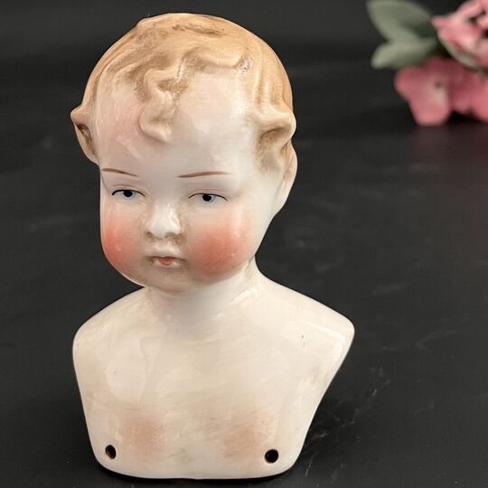 Medieval reproduction antique ceramic doll doll handmade material package accessories home soft decoration cute bisque retro