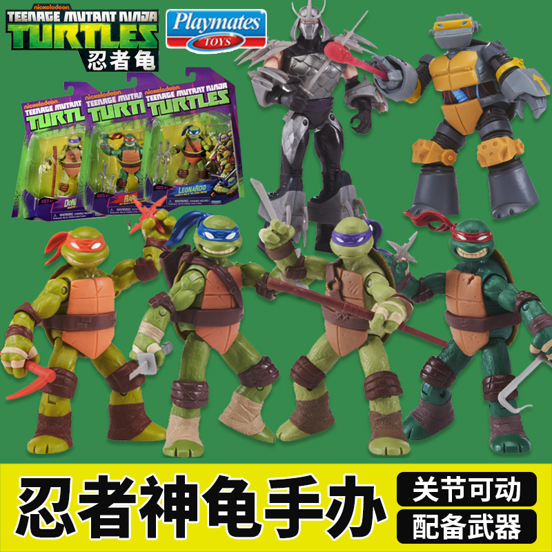 Ninja Turtles Action Figure Dolls with Movable Joints, Raphael Leonardo Doll Model Collection Ornaments