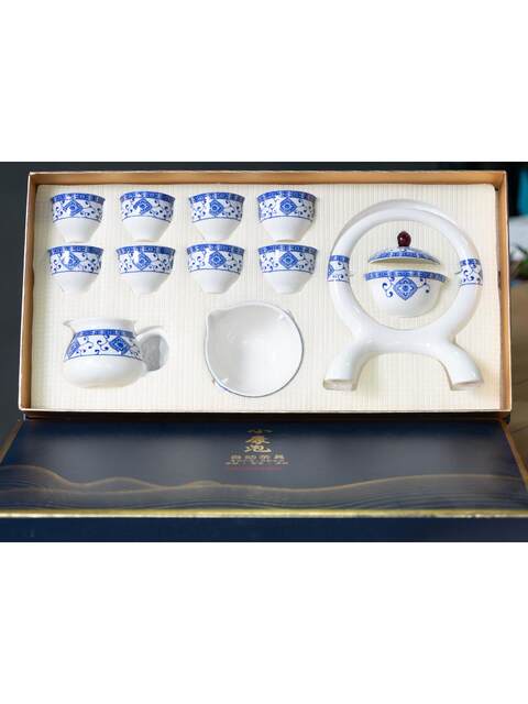 Kung Fu Ceramic Tea Set Lazy Set Office Semi-Automatic Teapot Tea Cup Household Xiaoyao Tea Brewing Machine Set