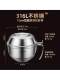316L stainless steel fast food cup instant noodle bowl with lid for students and office workers personal lunch box soup rice bowl rice basin