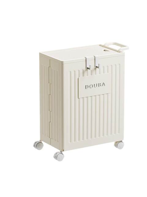 Yoga mat storage basket, fitness equipment storage rack, badminton racket storage rack, household sandwich foldable tube