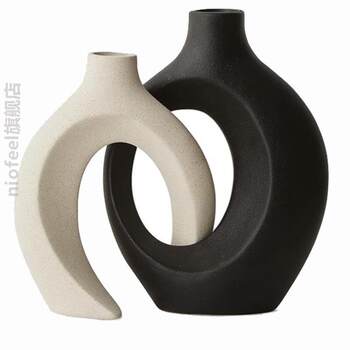 Minimalist Flower Vase for Home Use, High-End Canister-Style Small Tabletop Decoration, Desktop Flower Arrangement, Restaurant Luxury Ornament, Thickened Version