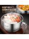 316L stainless steel fast food cup instant noodle bowl with lid for students and office workers personal lunch box soup rice bowl rice basin