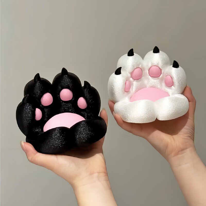 Creative Cat Paw Phone Stand Desktop Ornament Bedside Multifunctional Dormitory Student Use Office Worker Binge-Watching Gadget