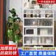 Steel dustproof kitchen side cabinet storage rack living room floor storage cabinet manufacturer household storage cabinet