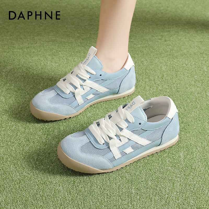 Женская спортивная обувь для моральных тренировок Daphne, новинка 2025 года, летняя синяя обувь Forrest из сетчатого материала на толстой подошве, нишевая повседневная обувь Изображение 1