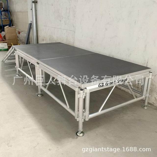 Wedding aluminum alloy disassembly stage large performance lifting stage single-chip assembly stage