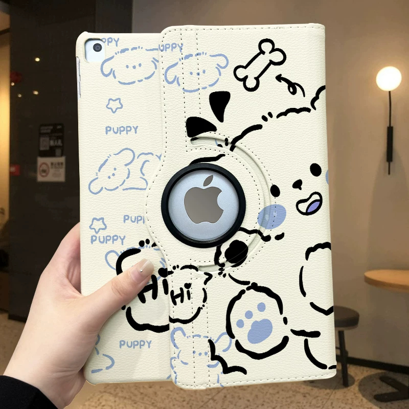 360 ° Rotating Leather Case Suitable for iPad 12Th Generation Protective Case iPad Air8 Cute Puppy Mini7 Mini Fashion iPad Pro High-End Genuine Leather Air7 Full-Cover Anti-Drop Mini6 Pen Slot Sticker 360 ° Rotating Leather Case Suitable for iPad 12Th Generation Protective Case iPad Air8 Cute Puppy Mini7 Mini Fashion iPad Pro High-End Genuine Leather Air7 Full-Cover Anti-Drop Mini6 Pen Slot Sticker