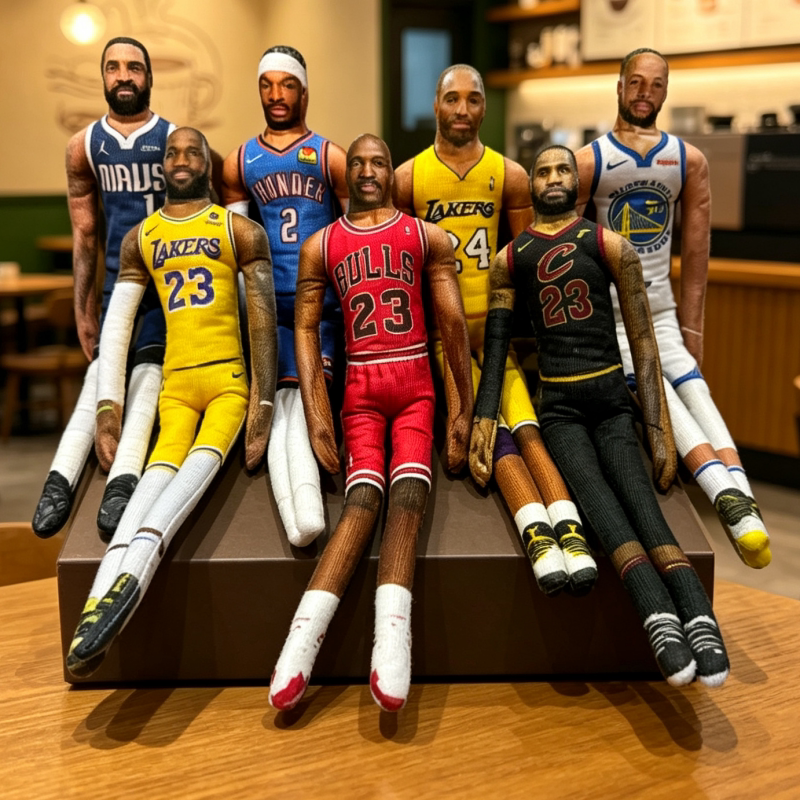 Nba Star Abstract Doll Mouse with a Dry Old Tree Trunk and Built-In Skeleton