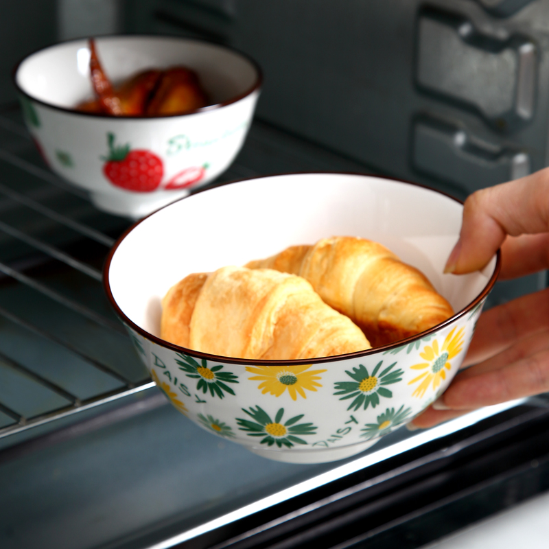 Creative Home Cutlery Personality Rice Bowls Single Fit Cute Teen Hearts Korea Bowls Nets Red Ins Small Bowls Mini