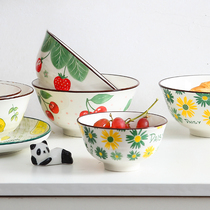  Creative household tableware Personality rice bowl Single pack Cute girl heart rice bowl Net red ins small bowl mini