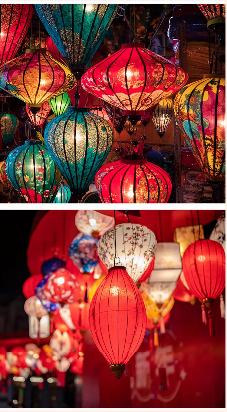 Фонарь 户外仿古古风灯笼古镇街道网红通道夜景装饰布置花灯异型越南灯笼
