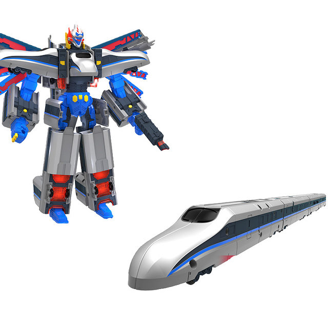 Smart Train Superman Cool New Transforming Combination Toy for Boys Hands-On Fun and Entertainment