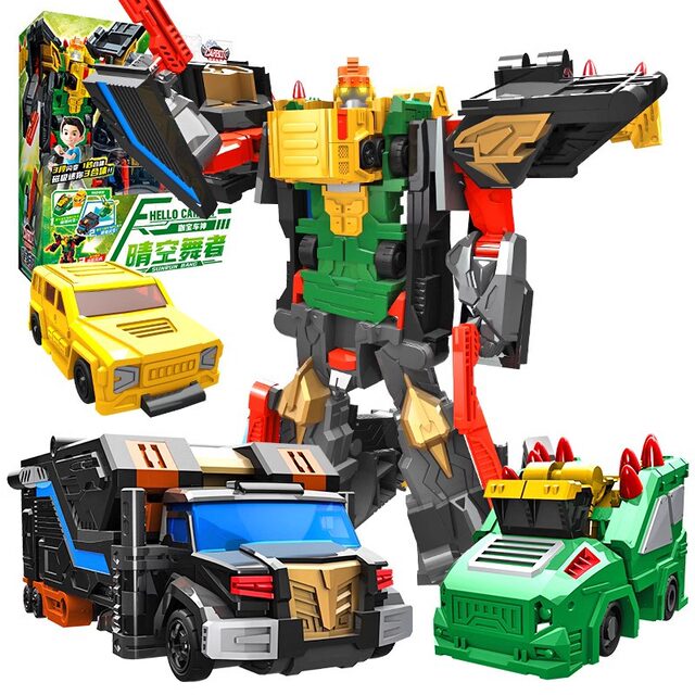 Kabao Car God: Guardian of Time and Space, Clear Sky Dancer, Transforming Car Toy Robot, Heavy Truck, Sunshine Kabao