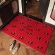 Red Year of the Horse Loop Pile Doormat, Stain-Resistant and Easy to Maintain, Entrance Mat, Outdoor Front Door Non-Slip Mat