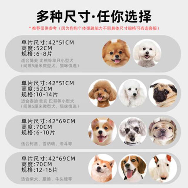 Dog Cage Pet Enclosure for Small and Medium-Sized Dogs, Household Pet Dog Fence, Indoor Isolation Gate, Iron Cage