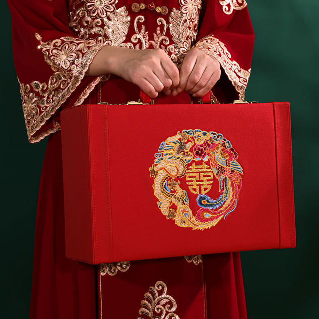 Gift Money Box, Engagement Money Box, Cash Gift Box, Dowry Box, Wedding Gift Box, Three-Gold Wedding Gift Box