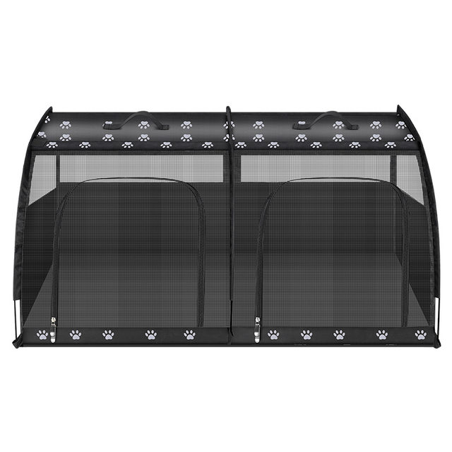 Car-Mounted Dog Bed for All Seasons, Waterproof Safety Seat for Small and Medium-Sized Dogs, Detachable Pet Bed and Dog Cage