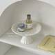 French retro high-foot ceramic tray ornaments perfume cosmetic jewelry display storage tray desktop storage tray