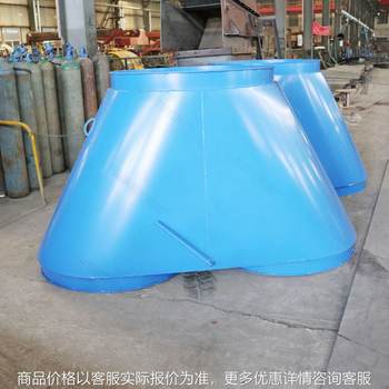 Mineral type tributary iron air duct connection pipe three-way tunnel ventilation steel air duct anti-countercurrent switching air splitter