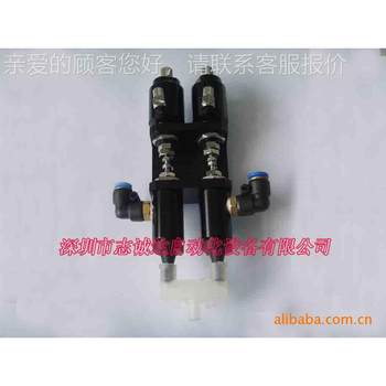 体供应2工位胶枪动 B枪 气A枪 阀门 流开ZCD-Q2关 青红胶枪