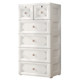Thickened drawer storage cabinet storage cabinet household storage multi-layer children's cabinet baby wardrobe plastic chest of cabinet