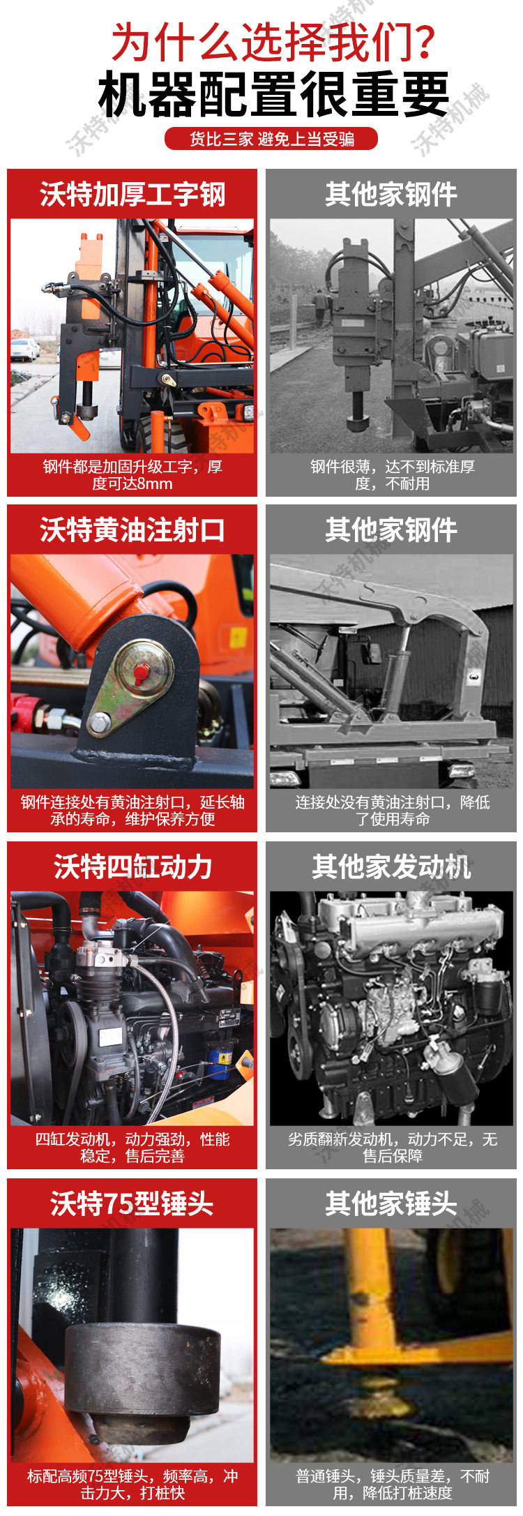 Копер 高速公路打桩机装载式 四轮波形936打拔钻all 小型护栏打桩机