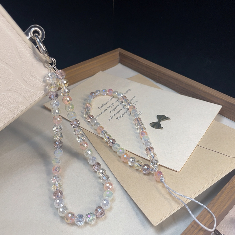 High-End Sparkling Crystal Phone Chain, Multi-Faceted Premium Crystal Pendant, Disco Ball Crystal Bag Charm