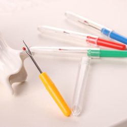 스티치 제거 나일 스레드 제거 장치 크로스 스티치 피커 버튼