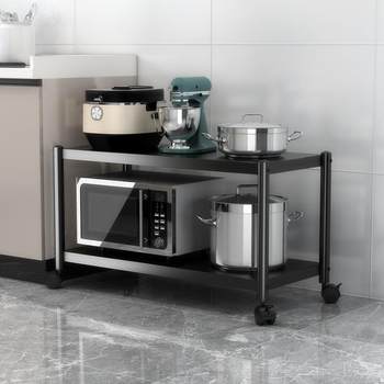 Household storage rack floor-standing multi-layer microwave oven rack oven storage rack multi-function pot rack shelf storage rack