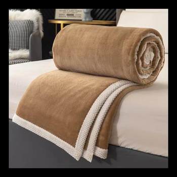 Blanket milk fleece blanket nap blanket flannel gift blanket winter fleece blanket