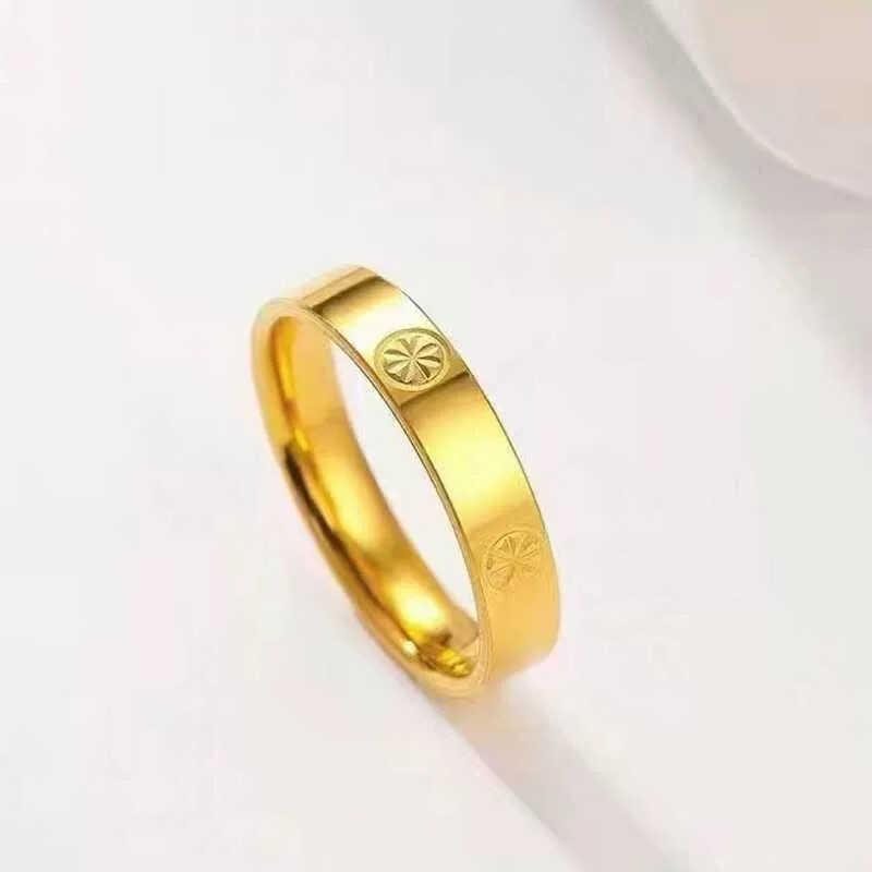 Глянцевое золотое кольцо для мужчин и женщин, для любимого человека