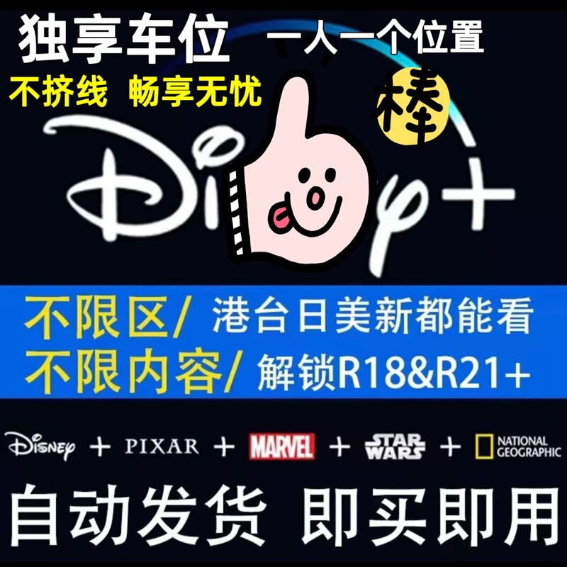 Disney+ Dinsy Plus Independent Car Parking Spaces Are Unlocked Across the Entire Region and Are Available Globally for 4-Person Vehicles