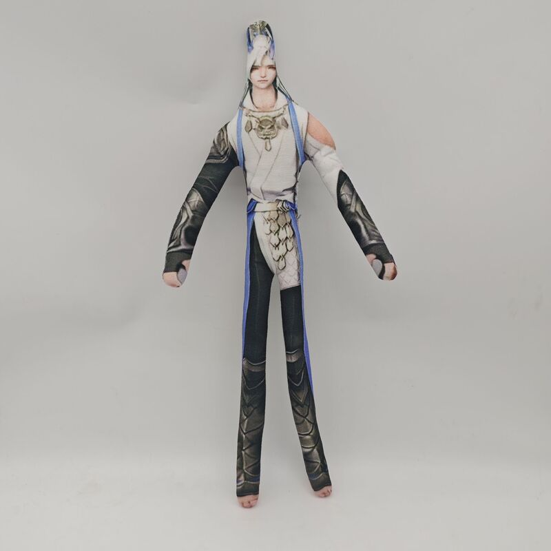 Grand Master Zhuge Liang and Sima Yi from Honor of Kings, Mouse-Shaped Figurine with Built-In Skeleton, Freely Poseable, No White Edges