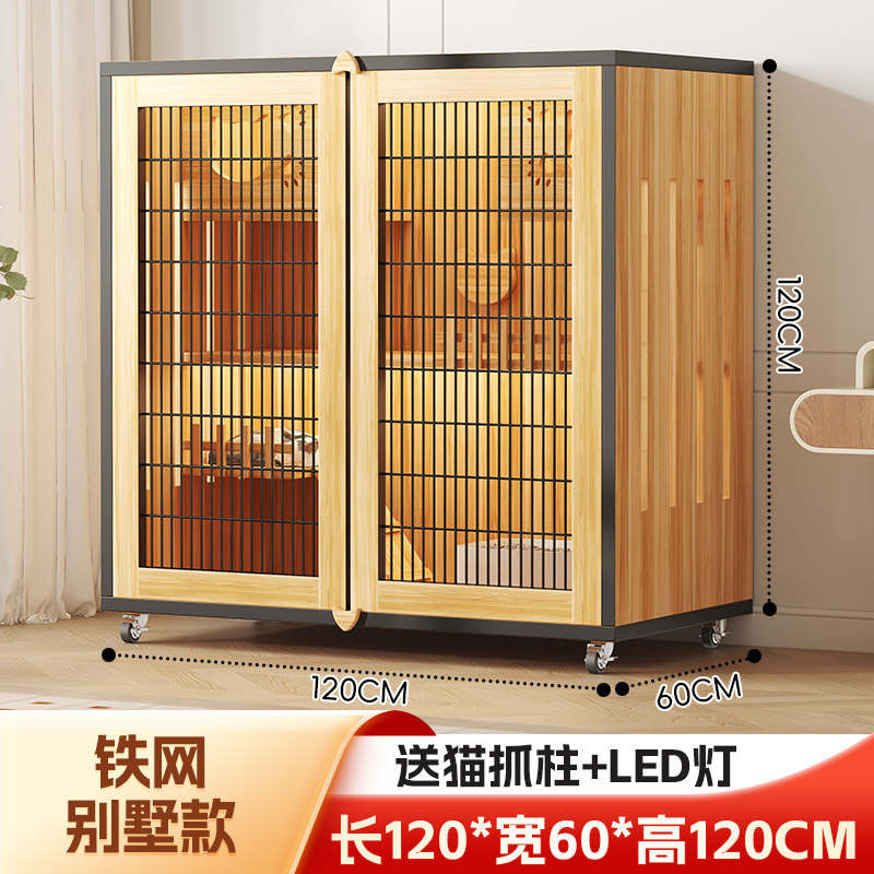 玻璃猫别墅:超大猫笼,让你家猫咪住进五星级!🏠🐾-猫笼子-淘宝百科网