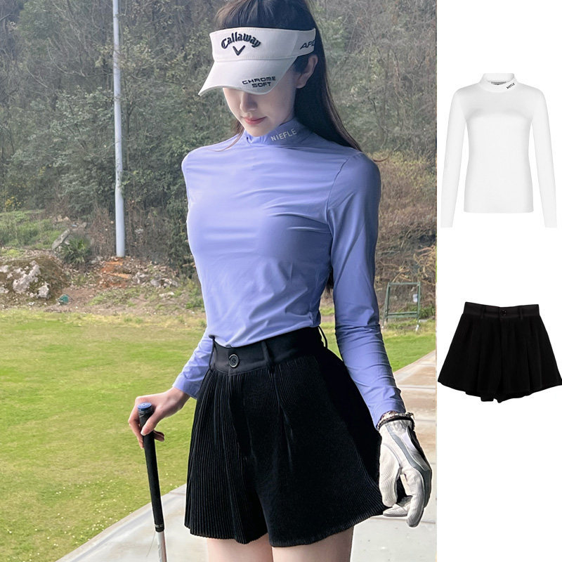 German Professional Golf Shirt Summer Long-Sleeved Sun Protection Ice Silk Quick-Drying Breathable Slim-Fit Outdoor Tennis Badminton Clothing