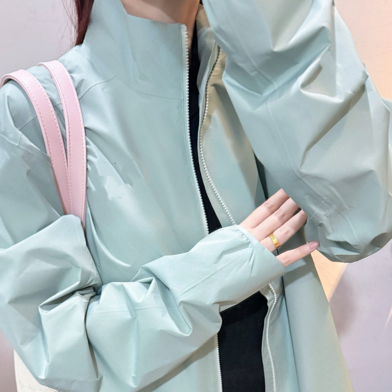 Sola Jacket Stand-Up Collar Jacket, Unisex, Suitable for Outdoor Travel, Hiking, Versatile, Comfortable and Casual Jacket